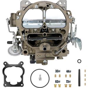 Rochester Quadrajet Carburetor 4 Barrel For Chevy 1966-1973 327 350 427 454 Engines Trucks and Cars, Replace 1975-1979 Corvettes Manual Divorced Choke 1901-GG 1901R 750 CFM 4BBL