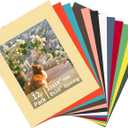 ZBEIVAN 12 Packs Mixed Colors 11x14 Picture Frame Mats for 8x10 Photos, Artworks and Prints, White Core Bevel Cut Frame Mattes