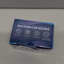 Suction Cup Hooks for Shower, Heavy Duty Shower Towel Suction Hooks, No Drill Wall Mounted Towel Hooks for Bathrooms Wall, Kitchen, Glass, Mirror, Tile to Hang Towels, Robes, Coat-Silver(2 Pack)