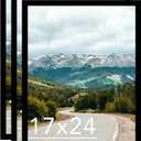 Wood 17x24 Picture Frame Black for Wall Hanging, 17 x 24 Frame Photo Frame for Wall Horizontally or Vertically, Black, 3 Pack
