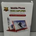 3D HD Screen Magnifier Amplifier Projector Screen for Movies, Videos,and Gaming. Foldable Mobile Phone Holder with Screen Magnifier,Supports All Smartphones(Black)