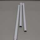 Tension Curtain Rod 30 To 64 Inch White Tension Rods Adjustable Spring Loaded Curtain Rods 7/8" Curtain Rods No Drilling Tension Rods For Windows Bedroom Closet Doorway Door