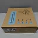 Broom and Dustpan Set, 51.6" Long Handle Broom with Dustpan Combo Set with Dustpan Teeth & Two Broom Heads, Brooms with Dust Pan for Sweeping Indoor Home Kitchen Office Lobby Pet Hair