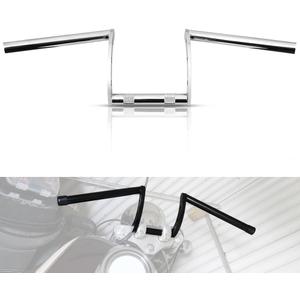 25mm 1" Z Bars Handlebar fits for Drag Bar Drag Custom Bobber Chopper Cruisers Softail Dyna Sportster,Chrome