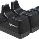 Amazon Basics Weighted Desktop Tape Dispenser with Non-Skid Base, Desk Accessory, 3-Pack