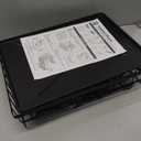 Dish Drying Rack, 2 Tier Dish Racks for Kitchen Counter, Compact Drying Rack Kitchen, Rust-Resistant Dish Drainer, Detachable Space-Saving Dish Rack with Drainboard, Utensil Holder, Black