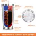 NewEleven Gifts For Mom From Daughter Son Kids - Unique Thanks Giving Gift For Mom Wife, New Mother Mama, Pregnant Mama - Birthday Gifts Ideas For Mum - 20 Oz Stainless Steel White Tumbler