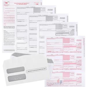 1099 NEC Forms 2024 for 25 Recipients 4 Part Laser Tax Forms Kit, 3 1096 Forms, 25 Security Self Seal Envelopes, Great for QuickBooks and Accounting Software, 2024 1099 NEC