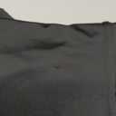 Black Sleeveless V-Neck Ruched Midi Dress, Size M