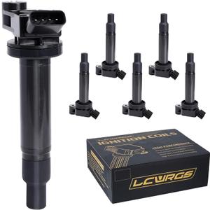 Set of 6 Ignition Coils Fits for 3.0 V6 Toyota Sienna Highlander Camry Avalon Lexus ES300 RX300 1999 2000 2001 2002 2003 2004 2005 2006 2007 2008 Coil Packs Replaces# UF267 C1175