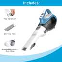 BLACK+DECKER dustbuster AdvancedClean Handheld Vacuum Cordless, Compact Home and Car Vacuum with Crevice Tool ,Rotating Nozzle and Charging Station, Large Dust Bowl (CHV1410L)