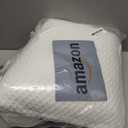 PEUJEW Travel Pillow Memory Foam Pillows, Camping Pillow-Compressible Medium Firm, Breathable Cover, Ideal Backpacking Hiking, Bed Pillows, Airplane and Car (White, L) (L-23.6*15.7in)