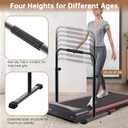 Adjustable Walking Pad Handle only, 19.7 inch Wide, 44 inch Max Height