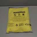 Verdusa Women's Button Down Slit Wide Leg Pants Streetwear Loose Trousers with Pockets (Yellow)