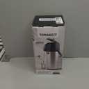 Airpot Coffee Dispenser Thermal with Pump,2.5L/85 Oz Insulated Stainless Steel Large Airpot Coffee Carafe Lever Action for Hot/Cold Water,Thermal Carafes for Hot Cocoa for Parties (EXP 05/08/29)