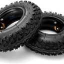 200x50 (8"x2") Dirt Scooter Knobby Tire and Inner Tube 2 Set Compatible with Razor Pro RDS Dune Buggy Offroad Knobby Pneumatic Tires,for Electric Go Kart & Mountain Scooter