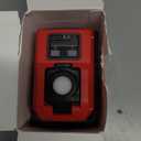 220W Power Inverter Compatible with Milwaukee 18V Battery, DC 18V to AC 110V Battery Inverter, Power Station Generator with 1 AC Outlet, 2 USB Ports & 1 Type-C Fast Charging, 400LM LED Work Light (Red)