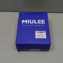 MIULEE Ivory Sheer Curtains 84 Inches Long, 4 Panels Set, Light Filtering Rod Pocket Voile Drapes for Living Room and Bedroom, Airy Soft Fabric Window Treatments, 54 x 84 Inches