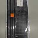 Firbon A4 Paper Cutter 12 Inch Titanium Paper Trimmer Scrapbooking Tool with Automatic Security Safeguard and Side Ruler for Craft Paper, Coupon, Label and Cardstock (Black)