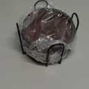 4 Pcs Wood Coasters for Drinks Absorbent, Wooden Coasters with Holder, Drink Coasters for Coffee Table, Absorbent Coaster Set for Table Protection Drink Coasters for Farmhouse, Office, Bar