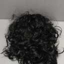 karlery California 70s 80s Rocker Wig Men Women Long Curly Black Halloween Costume Wig