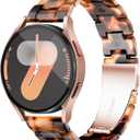 YGTIECS Compatible with Samsung Galaxy Watch 7/6/5/4 40mm 44mm/ 5 Pro 45mm/ Watch 6/4 Classic 43mm 47mm 42mm 46mm/ Active 2 44mm 40mm, 20mm Soft Resin Replacement Samsung Watch Bands