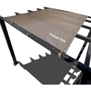 Alion Home Privacy Sun Shade Fabric, Permeable DIY UV Shade Cloth for Patio, Pergola, Windows, Garden (Mocha Brown, 10.5 x 50 FT)