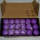 Candle Charisma Lavender Scented Votive Candles - 15 Hour Burn time - Set of 36 for Dinner, Wedding, Halloween and Holiday Decorations