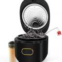 WantJoin Boba Maker Machine Commercial Boba Cooker Commercial Boba Pearl Maker for Bubble Tea Milk Tea Boba Pot for Tapioca Pearls for Restaurants Milk Tea Stores Dessert Stores Lounge Bars 110V 
(5.3 Quarts, Black)