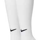 Nike Unisex Adult Baseball Softball Over-The-Calf Socks (2 Pairs) | Mens and Womens (White, L)