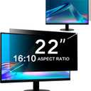 ZOEGAA Computer Privacy Screen 22 Inch Filter for 16:10 Widescreen Computer Monitor 18.66"x11.65" - Computer Screen Privacy Shield and Anti Blue Light Anti Glare Protector