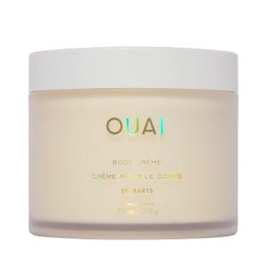 OUAI Body Cream, St. Barts - Hydrating Whipped Body Cream with Cupuau Butter, Coconut Oil and Squalane - Softens Skin and Delivers Healthy-Looking Glow - Sulfate-Free Skin Care (7.5 Oz) (7.5 Ounce (Pack of 1))
