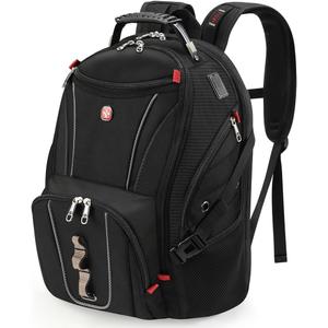 star cloud 17 Inch Travel Laptop Backpack,Business Tech Backpack with USB & Type-C Charging Port,180TSA Friendly Travel College Work Backpack with Multiple Organizer Pockets for Men