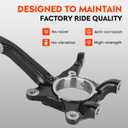 Front Left Suspension Steering Knuckle Driver Side for Toyota Tacoma 2005-2019 2.7L 3.5L 4.0L, 4321204050 43212-04050 698-149 698149