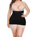 ZOLIQUEX 2 in 1 Postpartum Belly Band Wrap Black, C-Section Support Belt XX-Large, Post Partum Support Recovery Waist/Pelvis Belt, Hysterectomy Belly Band Binder Girdle Stomach, 2XL