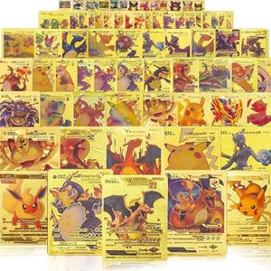 Pokemon Gold Foil Card Deck, 55 Cards. Collectible!
