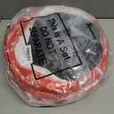 Christmas Tree Cat Tunnel Bed Cat Donut Tunnel Toy Under Christmas Tree Skirt, Flannel Kittens Cave Donut Multifunctional Hide Place for Rabbit Puppy, Snowflake Pattern(Red,White)