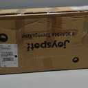 JOY SPOT 3FT Toddler Trampoline with Adjustable Handlebar, 36" Foldable & Spring-Free, Mini Kids Indoor Outdoor Trampoline for Ages 1-6, Noiseless Jumping Mat, Safe & Sturdy Design, Supports Up to 100 lbs (Blue)