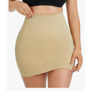 Gotoly Body Shaper For Women Under Dress High Waist Half Slip Seamless Shapewear Dress Slip Skirt Tummy Control Dress, Size L