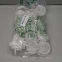 Tioncy 18 Pcs Condiment Squeeze Bottle Replacement Cap Plastic Wide Mouth Squeeze Lids for 63mm Emptying Bottle 2.76inch Natural Cone Tip Dispensing Caps for Kitchen Dining Room Dispenses Sauce