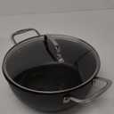 Cuisinart Chef's Classic PURELYCERAMIC Nonstick PFAS Free Hard Anodized 5 Quart Chili Pot with Cover, 650C-26CP