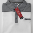 WORK IDEA Men's Polo Shirt Short Sleeve Breathable Work Shirts Golf Polo Tennis T-Shirt Tops 3XL