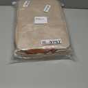 SNWDN 4 Pack Closet Cloth Storage Bins for Shelves, Medium Storage Baskets for Shelves, Fabric Bins for Closet organization with Handles（ Beige 15''L x 10''W x 8''H）