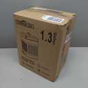 CEROELDA Small Trash Can with Lid-5L/1.3 Gal,Stainless Steel Outdoor Dog Poop Garbage Can-Farmhouse Retro Metal Waste Bin w/Step Pedal for Bathroom Bedroom Office-Soft Close-Black