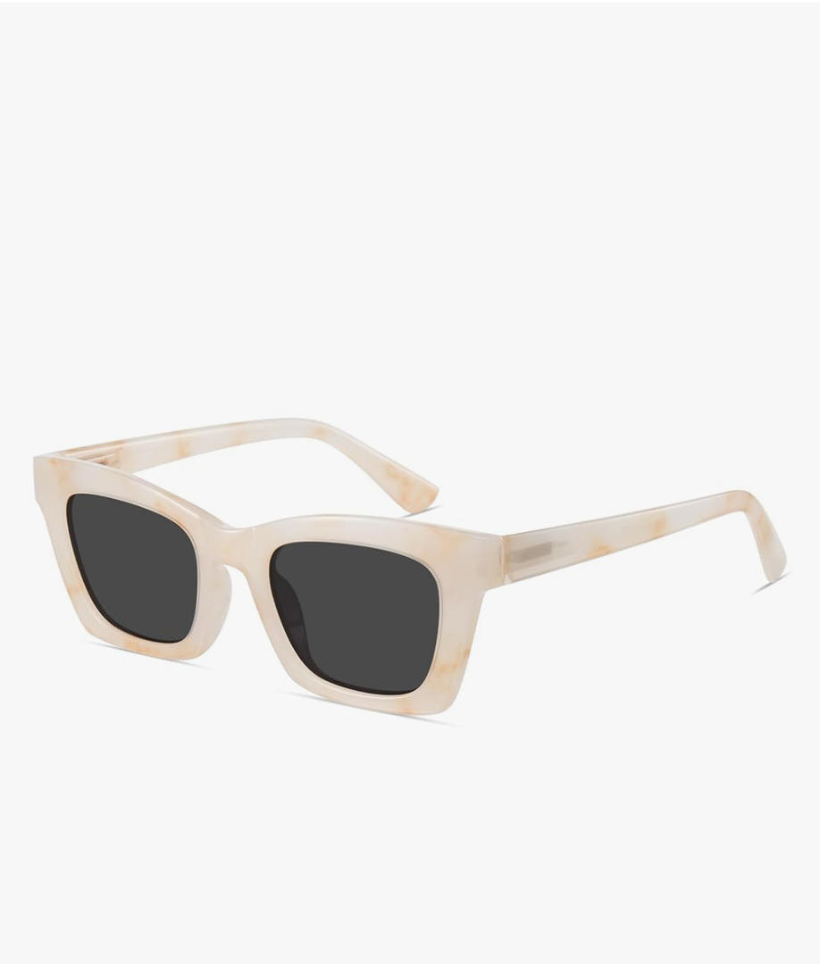 livho Trendy Polarized Sunglasses Women, Retro Sun Glasses for Women 2024, Cute Sunglasses for Women, UV Protection Shades
