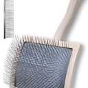 Specialized Grooming Tool for Great Pyrenees and Doodles (Goldendoodles, Poodles & Labradoodles) - Dog Slicker Brush & Comb Kit: Work Through Dense and Long Coats, for Both Matted Hair and Shedding