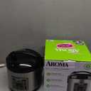 AROMA Digital Rice Cooker, 4-Cup (Uncooked) / 8-Cup (Cooked), Steamer, Grain Cooker, Multicooker, 2 Qt, Stainless Steel Exterior, ARC-914SBD