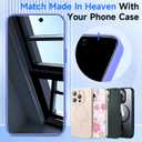 Privacy Screen Protector for iPhone 13/13 Pro Mirrored Film for iPhone 14, Perfect Mirror Effect, Shatterproof, Touch Sensitive, with Large Glasses Cloth to Remove Fingerprints