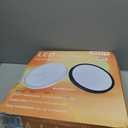 4PK 15.8 Inch Led Ceiling Light Flush Mount, 32W, 3480LM, 3000K/4000K/6000K CCT Selectable Super Slim LED Ceiling Light, Low Profile Round Flat Panel Fixture for Hallway, Bedroom, Kitchen (White)