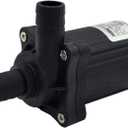 AUBIG DC40A-1245 DC 12V 1.2A 14.4W Brushless Magnetic Drive Centrifugal Submersible Oil Water Mini Pump 620L/H 4.5M/14.7ft (Max Flow Rate: 620l/H)